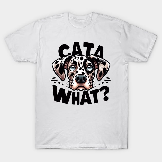 Catahoula Leopard Dog Cata What Funny Puppy T-Shirt by Sports Stars ⭐⭐⭐⭐⭐